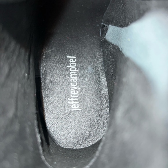 Jeffrey Campbell Leather Platform Heel Boots - Picture 2 of 5